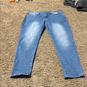 Stylish Blue Women's Straight Leg Jeans